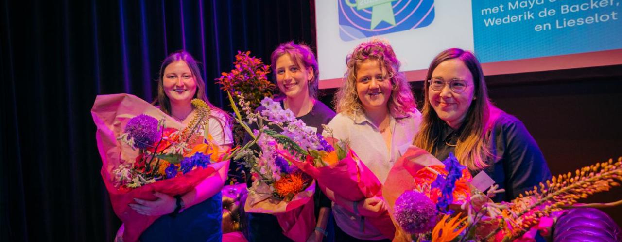 Alumni Radio Eva Vanderstricht en Hanne Volckaert zijn de winnaars van de NTR Podcastprijs 2023